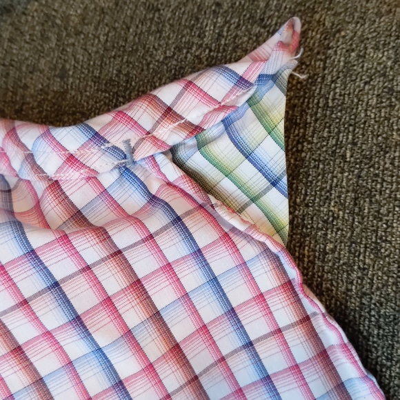 Tommy Hilfiger Button Up Short Sleeve 80's 2 Cotton Plaid Size XXL - Picture 11 of 15